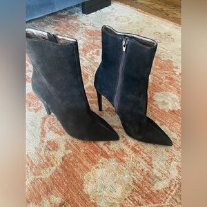 Jeffrey Campbell suede mid ankle boot